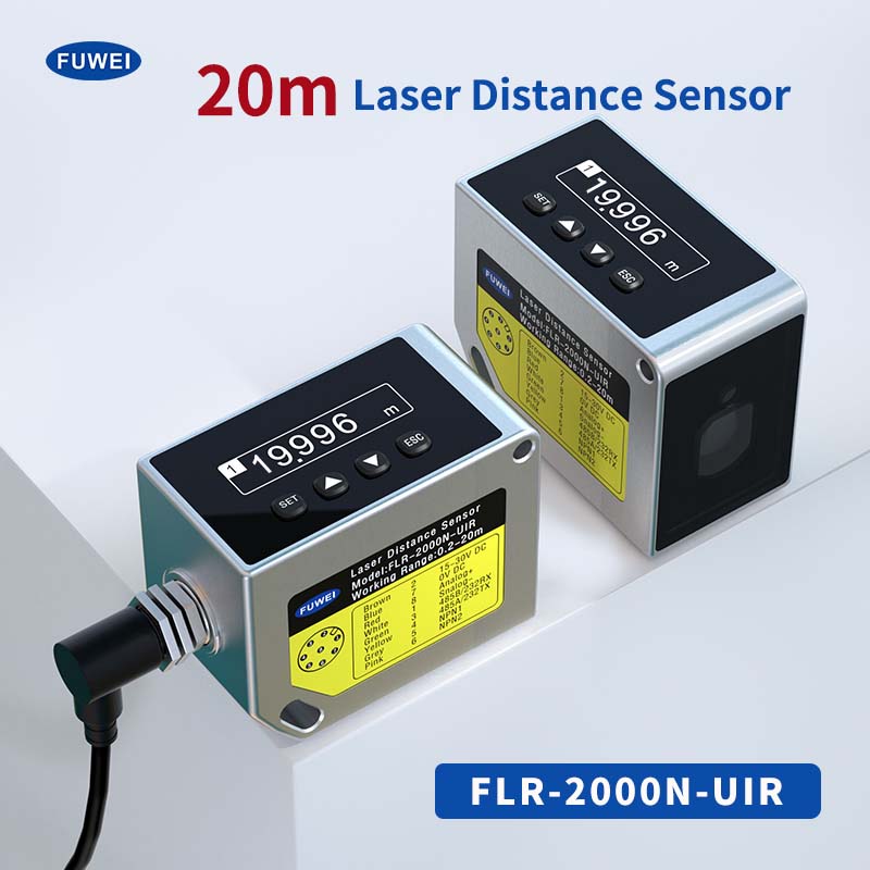 Capteur de portée laser de 20 mètres FLR-2000N-UIR
